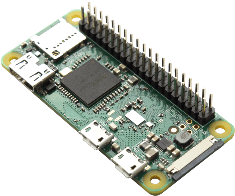 Raspberry Pi Zero 2 W with GPIO header