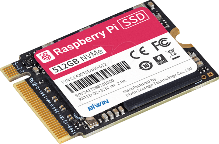 Raspberry Pi NVMe SSD